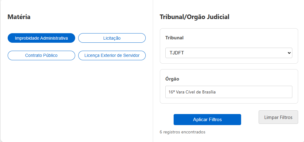 Busca por magistrado
